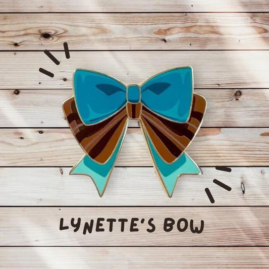 Lynette Bow Enamel Pin