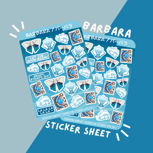 Barbara Waterproof Matte Sticker Sheet