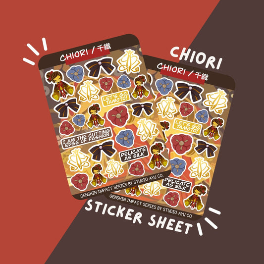 Chiori Waterproof Matte Sticker Sheet