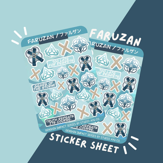 Faruzan Waterproof Matte Sticker Sheet
