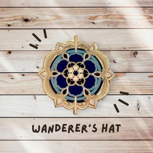 Wanderer Hat Enamel Pin