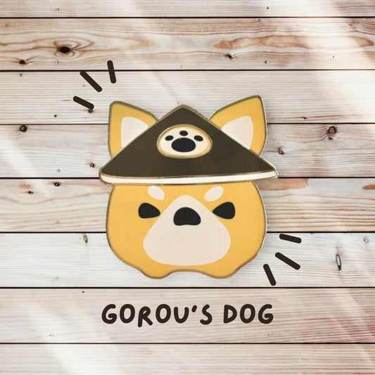 Gorou Dog Enamel Pin
