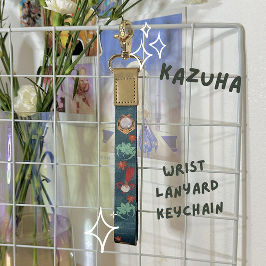 Kazuha Wrist Lanyard Keychain