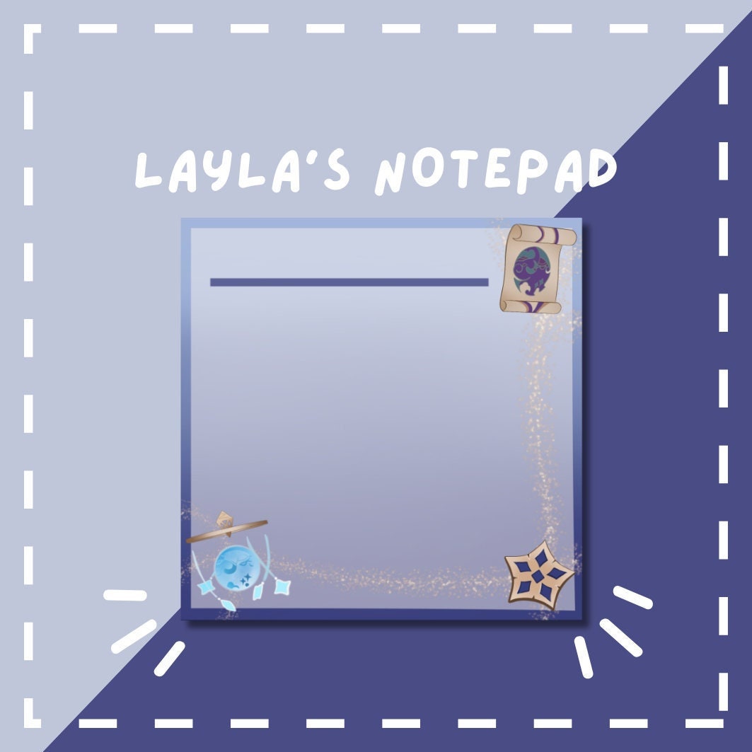 Laylol Notepad Beat Layla Notepad – Studio Ayu