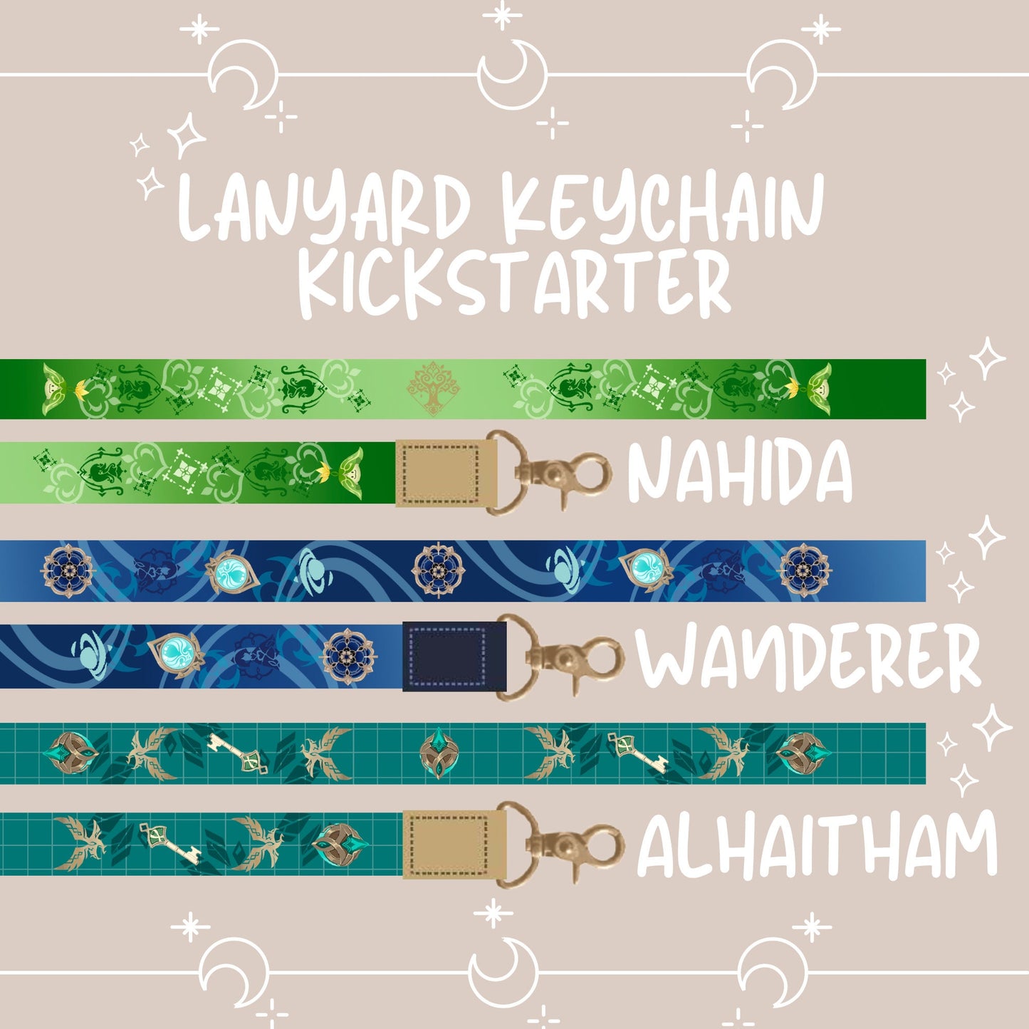 Arlecchino Wrist Lanyard Keychain
