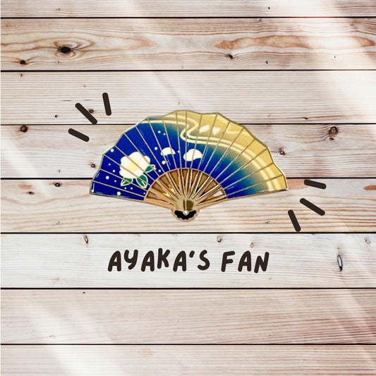Ayaka's Fan Enamel Pin