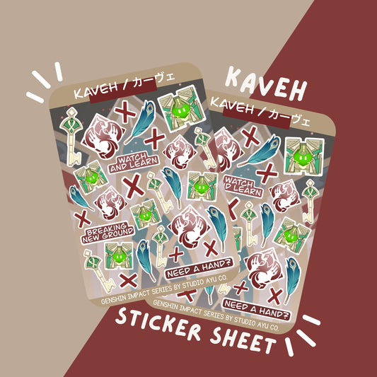 Kaveh Waterproof Matte Sticker Sheet