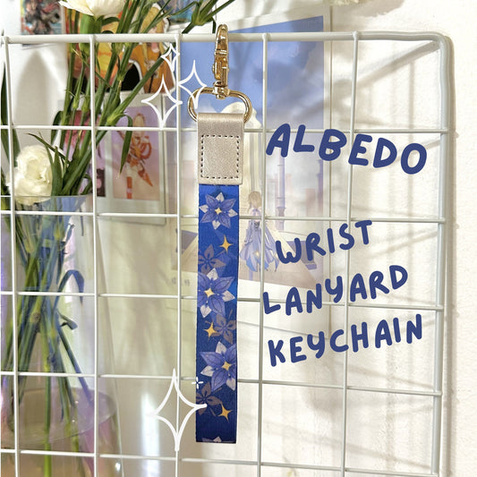 Albedo Wrist Lanyard Keychain