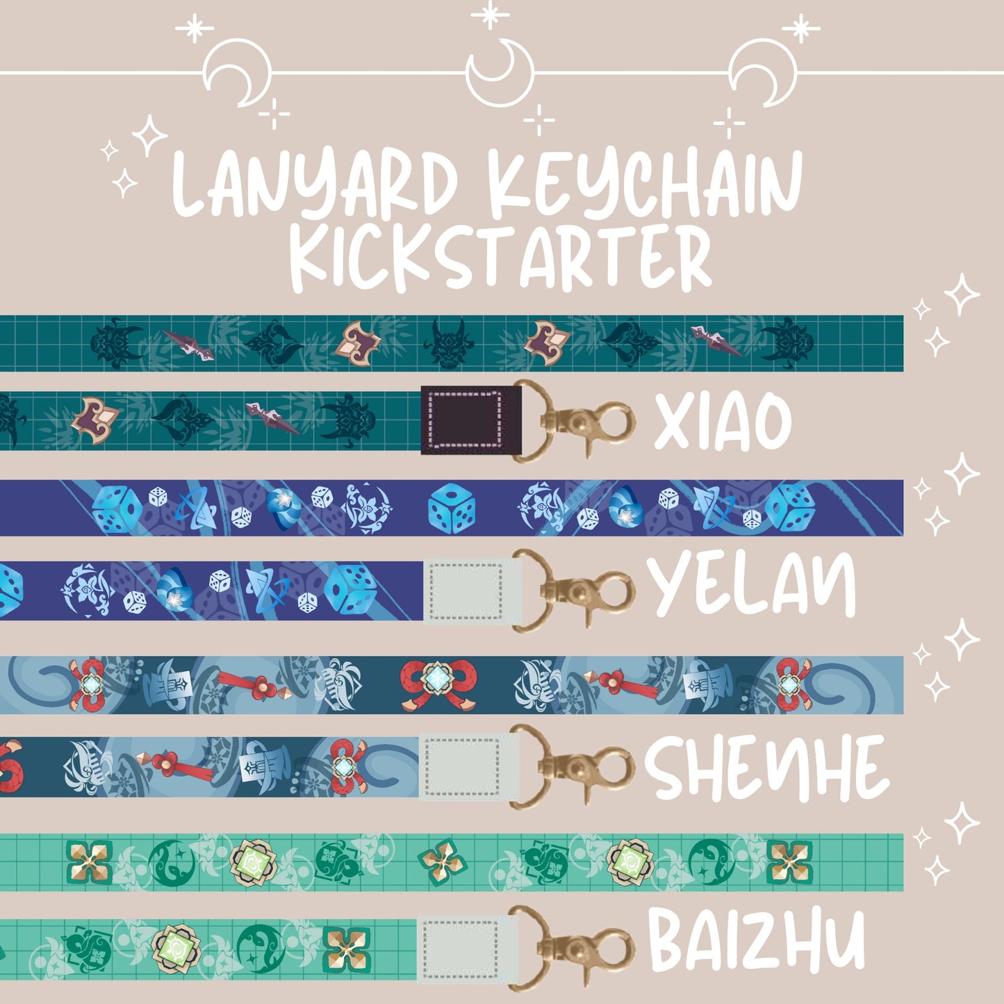 Xiao Wrist Lanyard Keychain