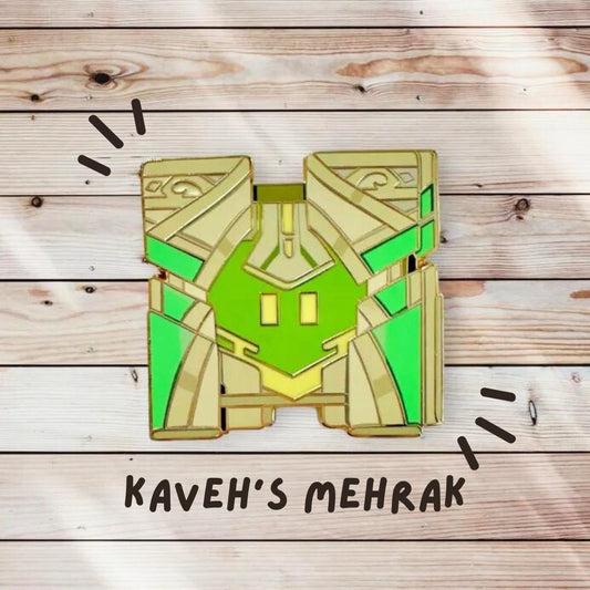 Kaveh Mehrak Enamel Pin