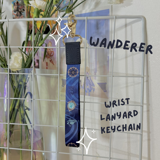 Wanderer Scaramouche Wrist Lanyard Keychain