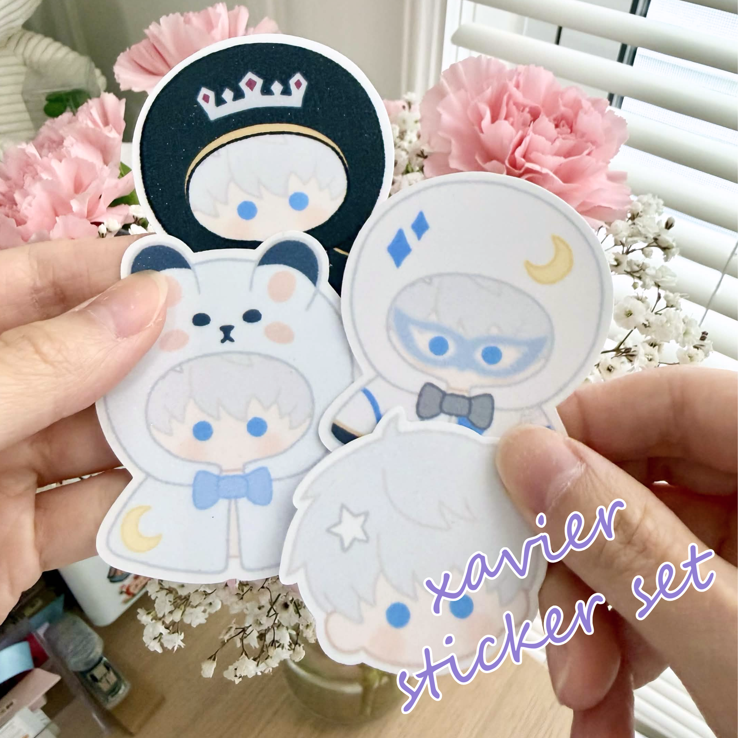 Xavier Textured Sticker Set