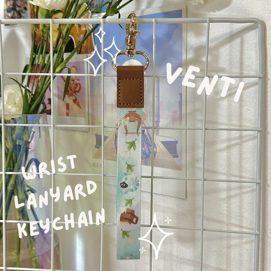 Venti Wrist Lanyard Keychain