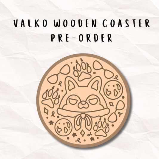 Valko Wooden Coaster - PREORDER