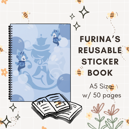Furina Reusable Sticker Book