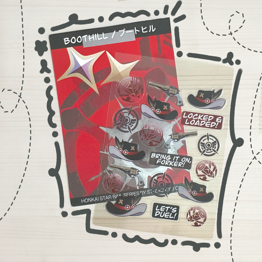 Boothill Waterproof Sticker Sheet