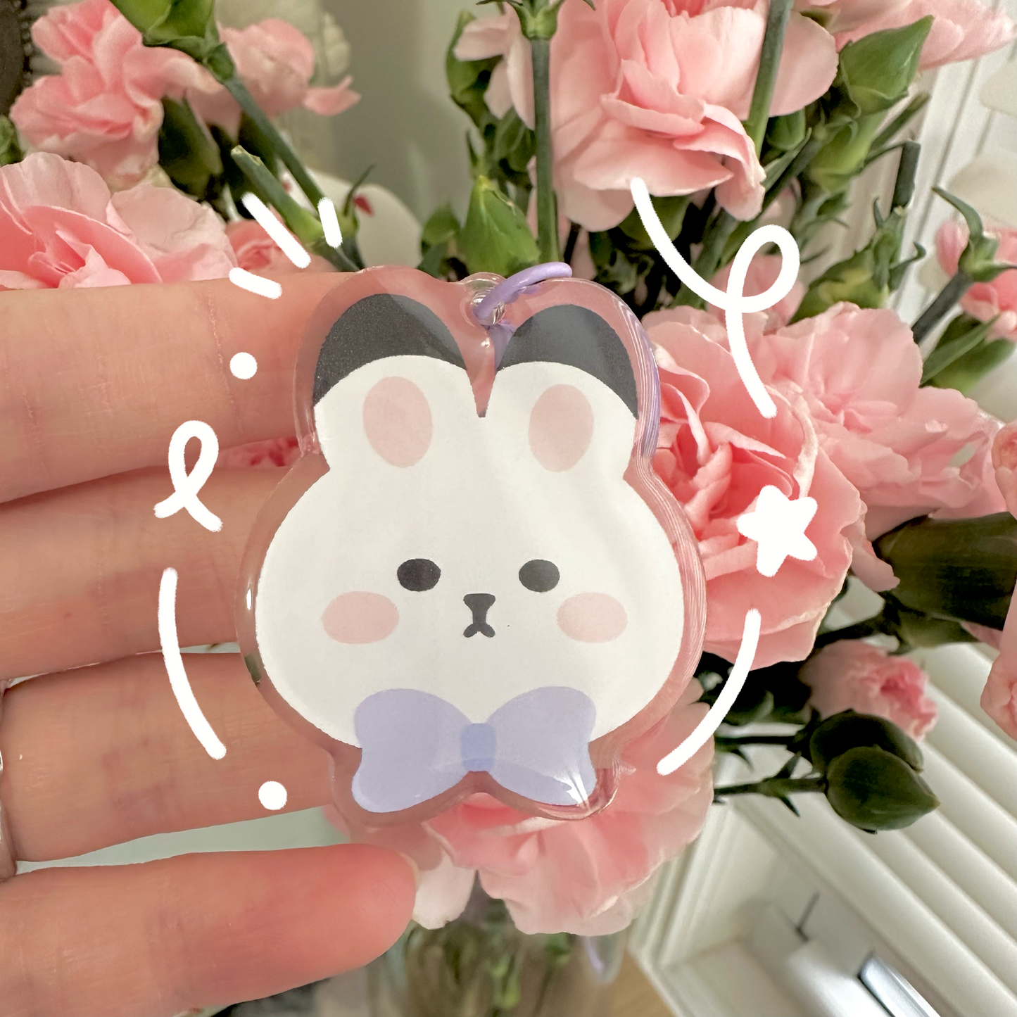 Xavier Mascot Epoxy Keychain Charm