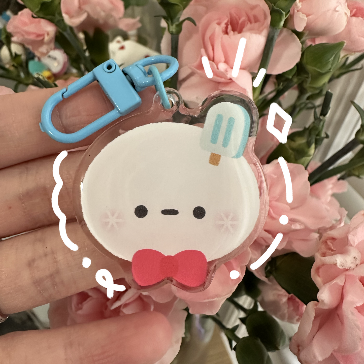 Zayne Mascot Epoxy Keychain Charm