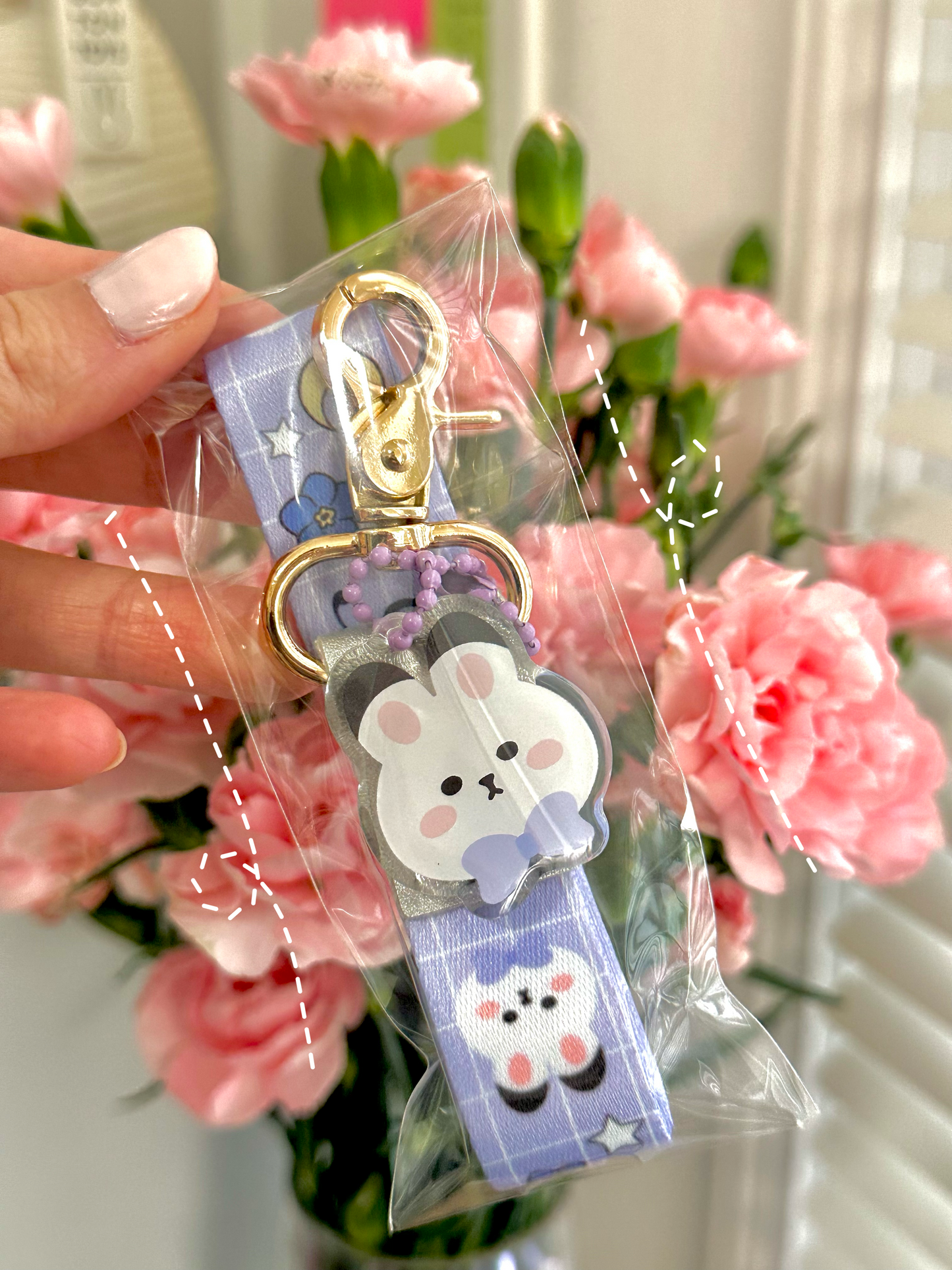 Love & Deepspace Lanyard Keychain w/ Mascot Epoxy Charm