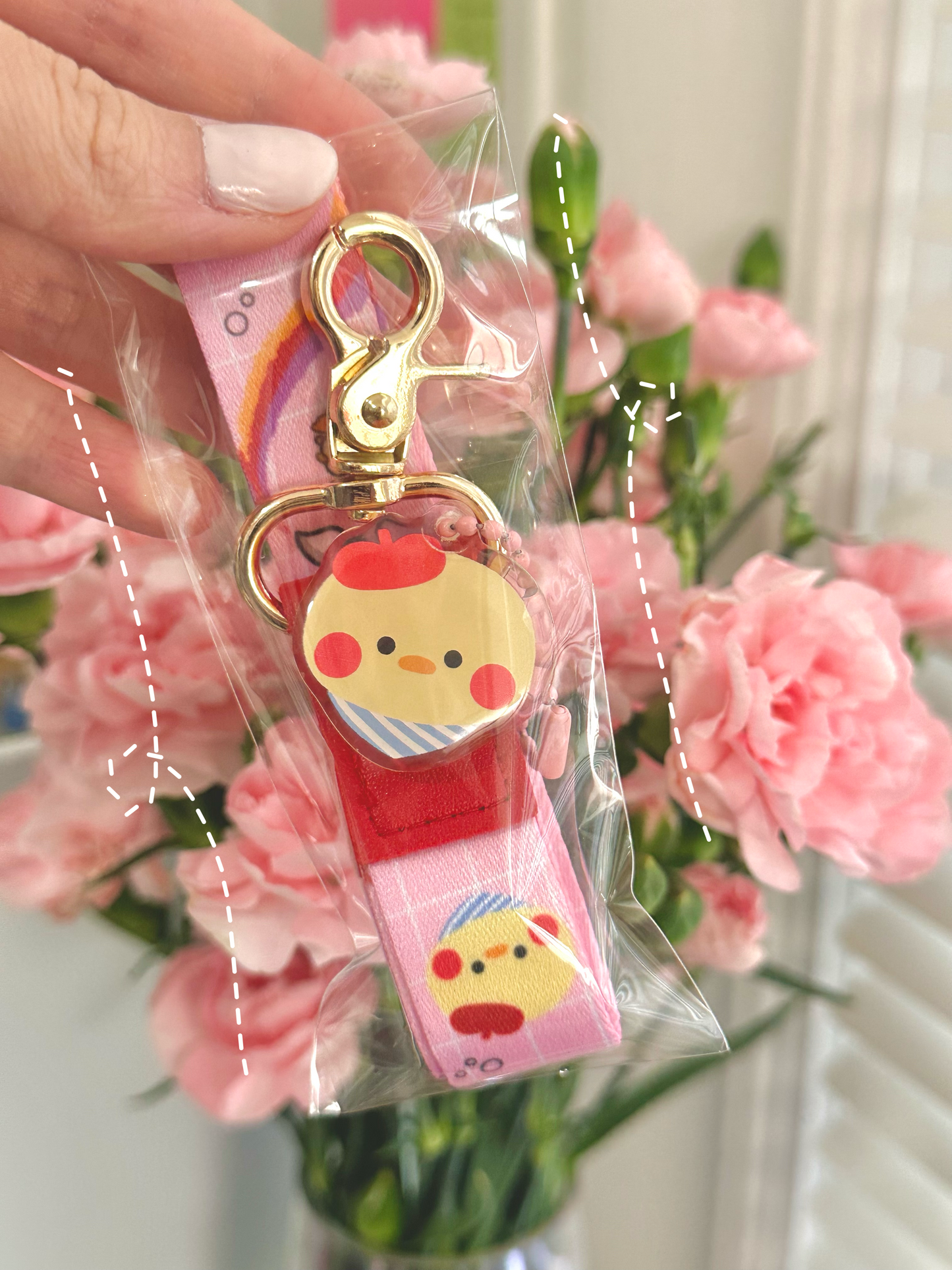 Love & Deepspace Lanyard Keychain w/ Mascot Epoxy Charm