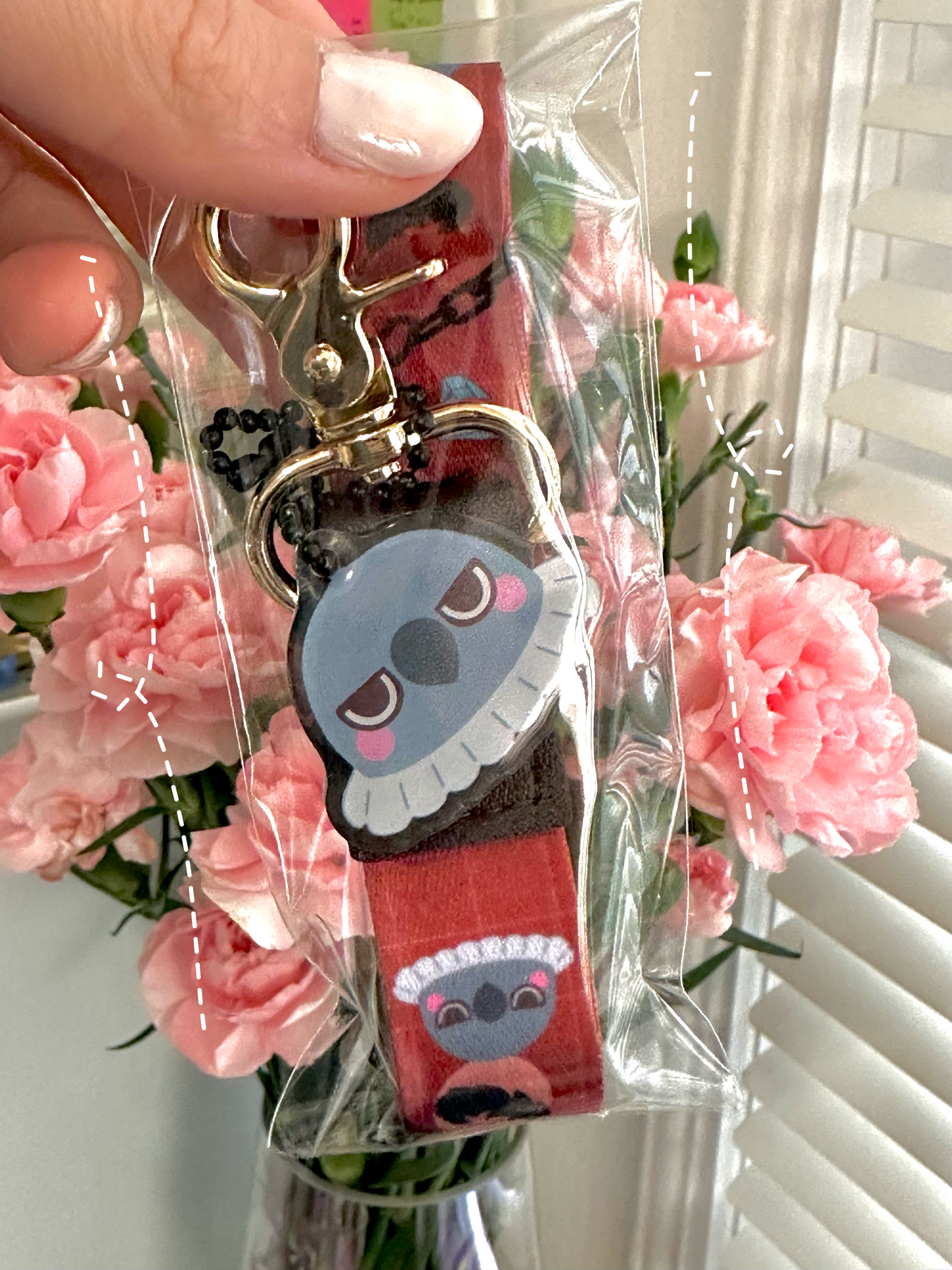 Love & Deepspace Lanyard Keychain w/ Mascot Epoxy Charm