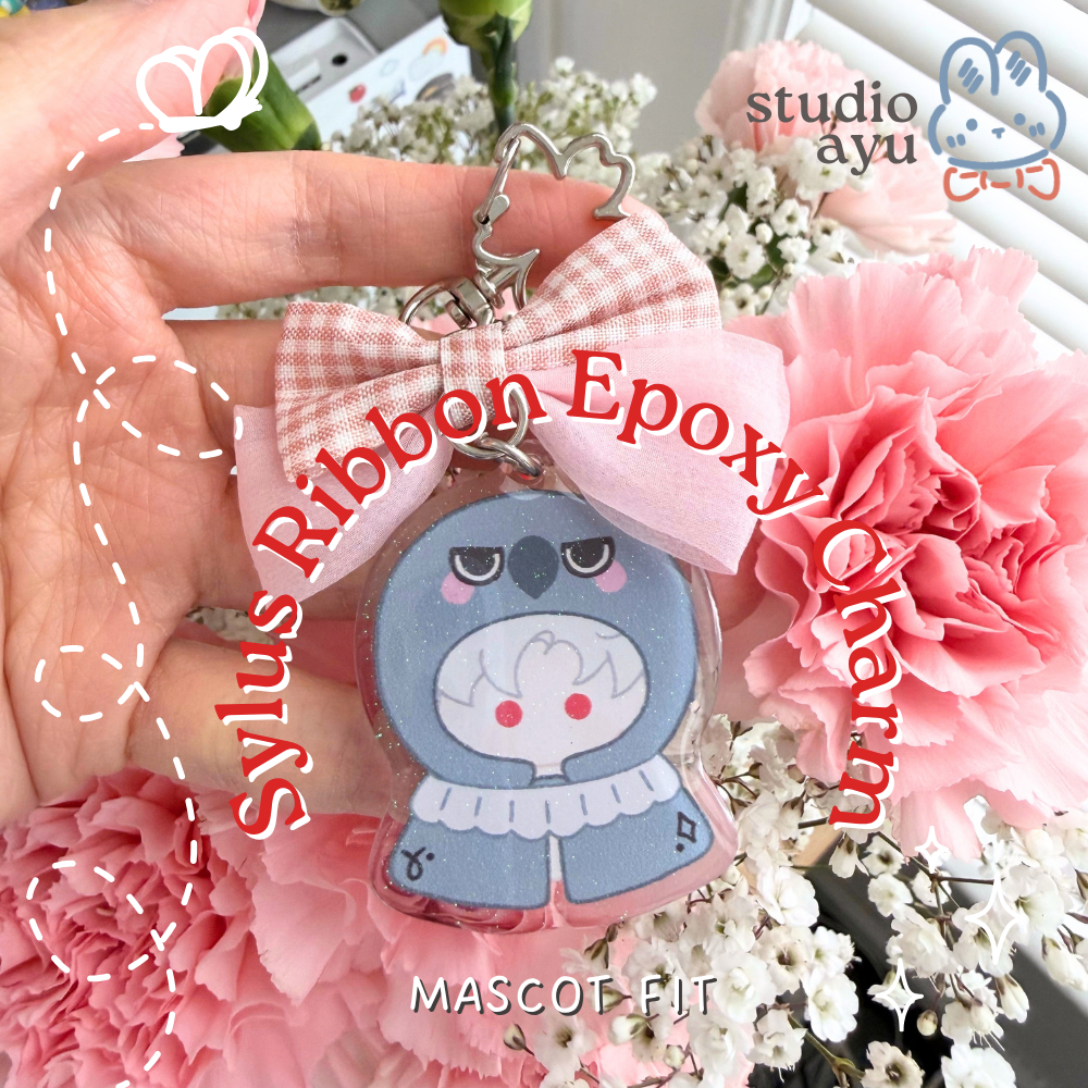 Sylus Ribbon Epoxy Charm - Mascot Fit