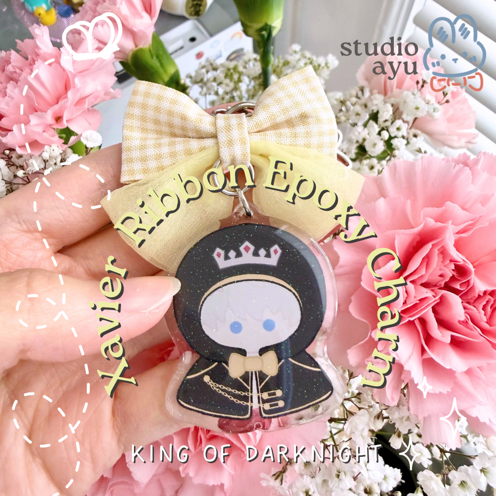 Xavier Ribbon Epoxy Charm - King of Darknight