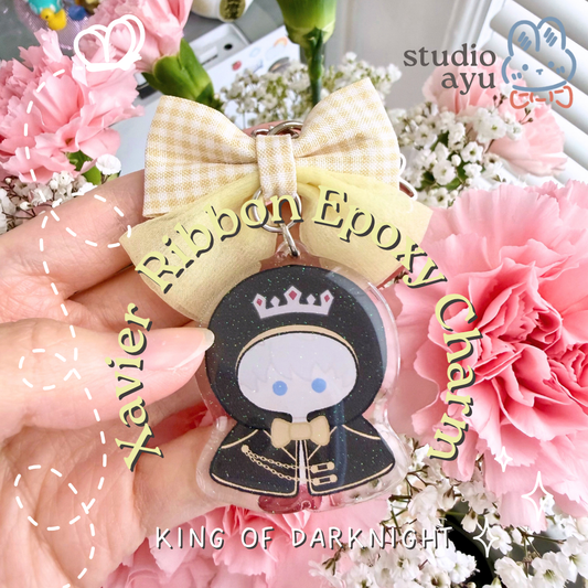 Xavier Ribbon Epoxy Charm - King of Darknight