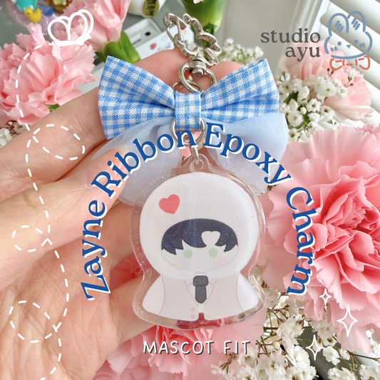 Zayne Ribbon Epoxy Charm - Casual Fit