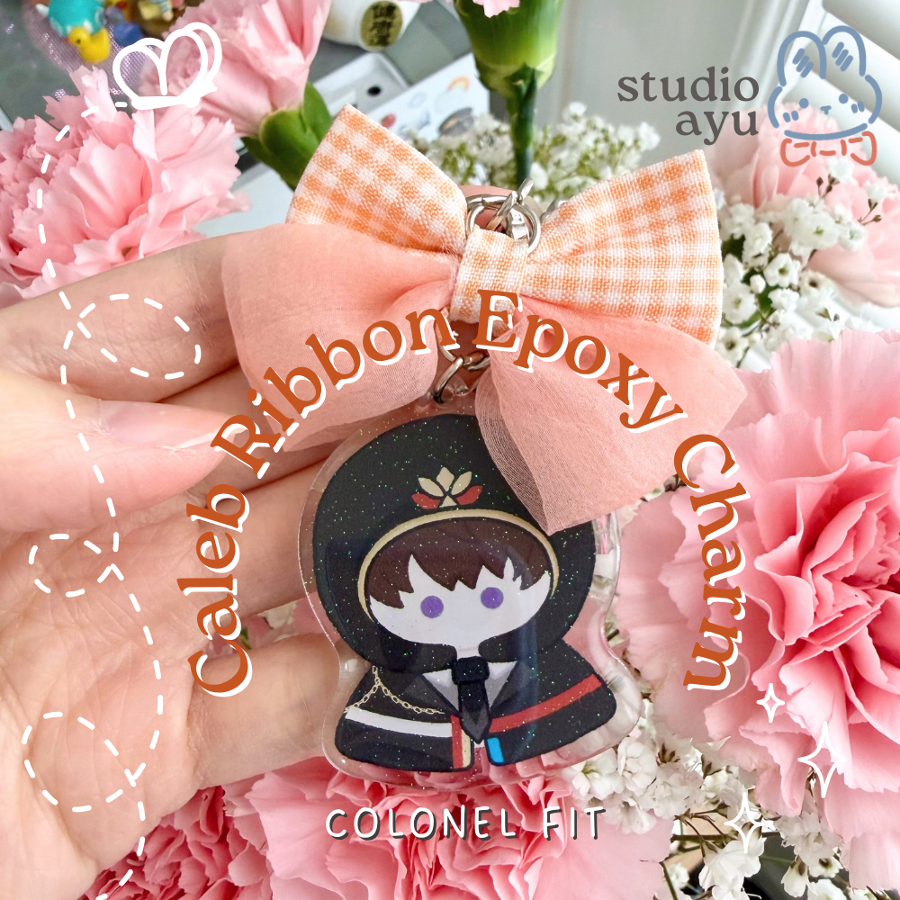 Caleb Ribbon Epoxy Charm - Colonel Fit