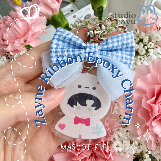 Zayne Ribbon Epoxy Charm - Mascot Fit
