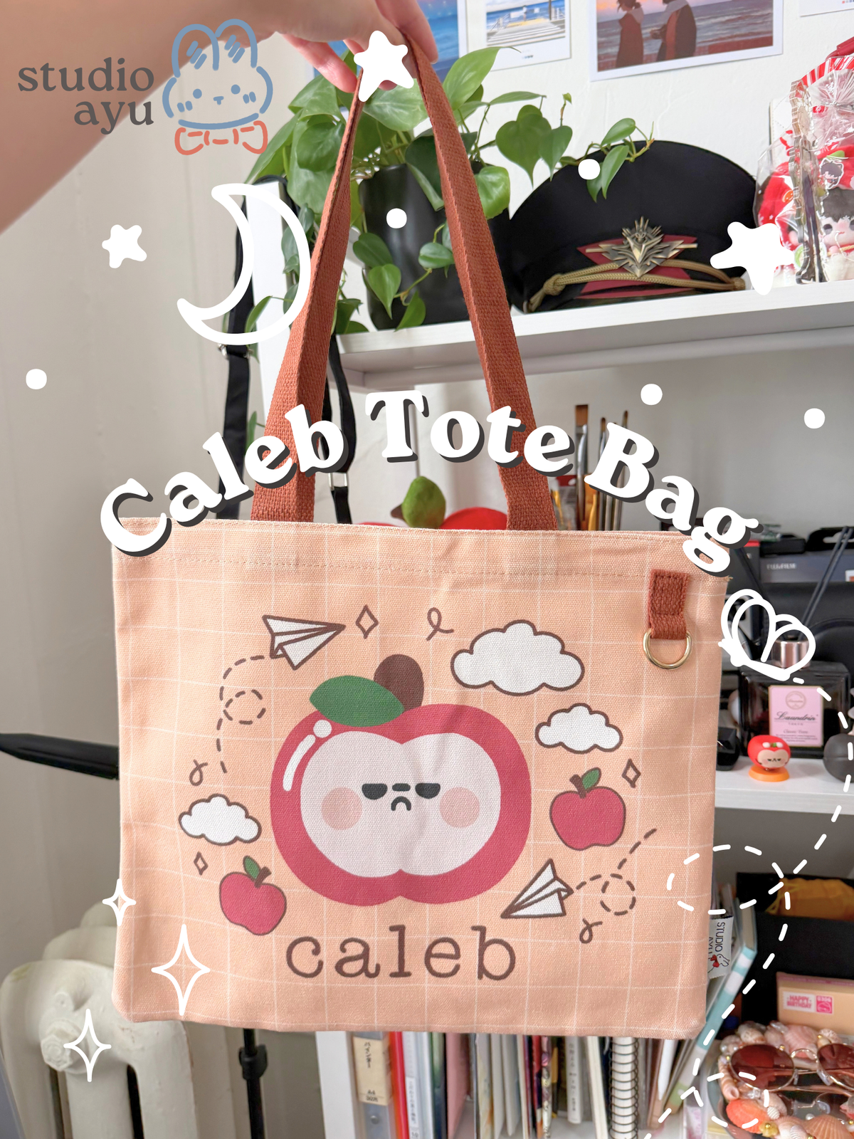 Caleb Mascot Tote Bag