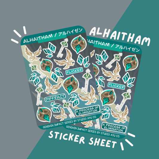 Alhaitham Waterproof Matte Sticker Sheet