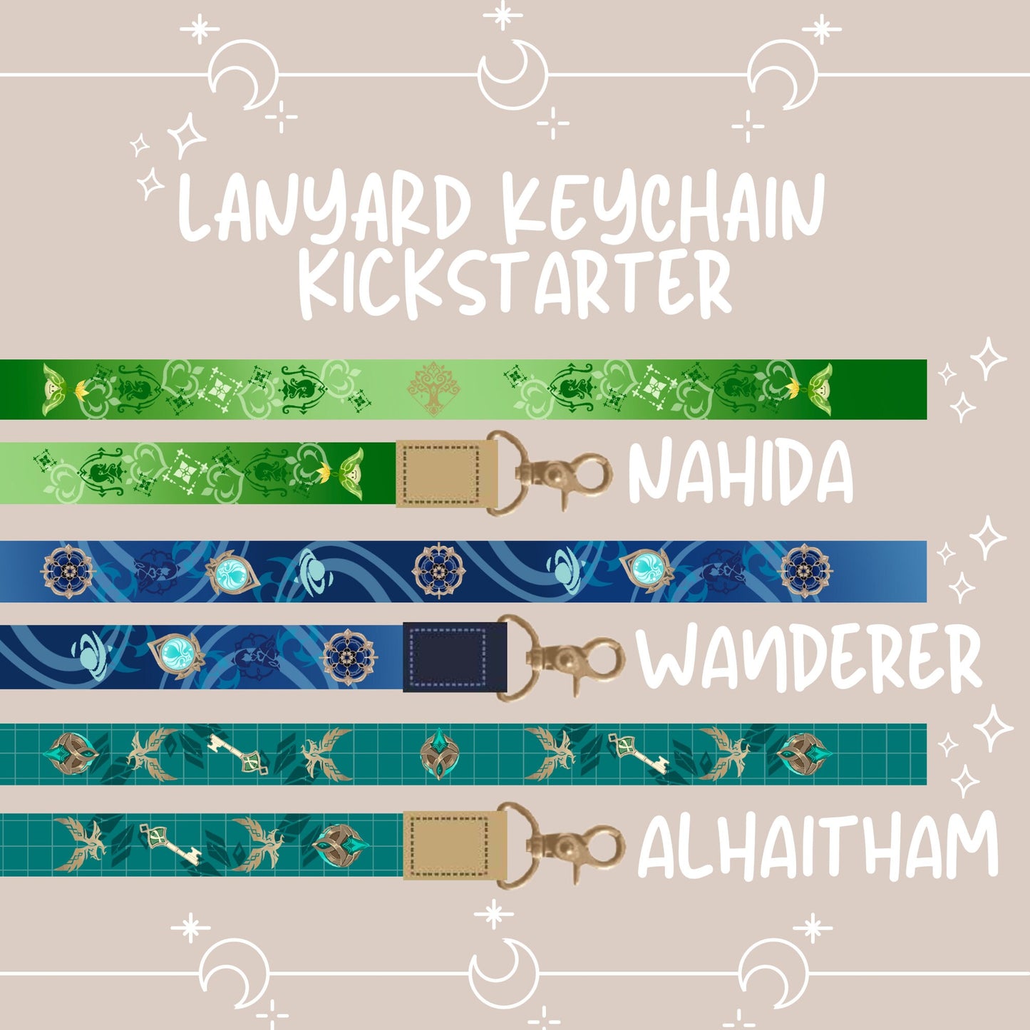 Aether Wrist Lanyard Keychain