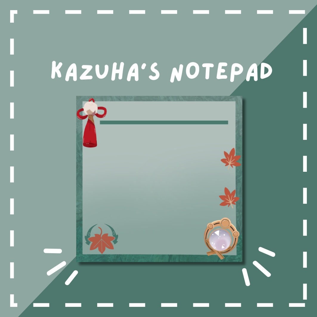Kazuha Notepad