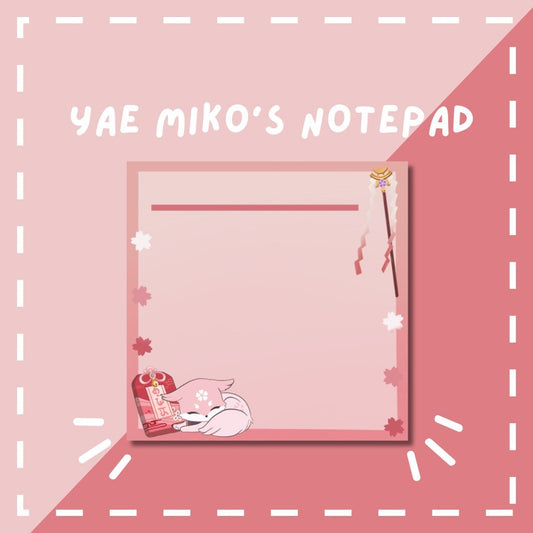 Yae Miko Notepad
