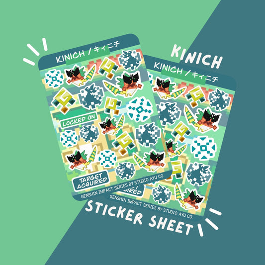 Kinich Waterproof Matte Sticker Sheet