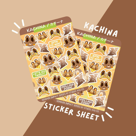 Kachina Waterproof Matte Sticker Sheet