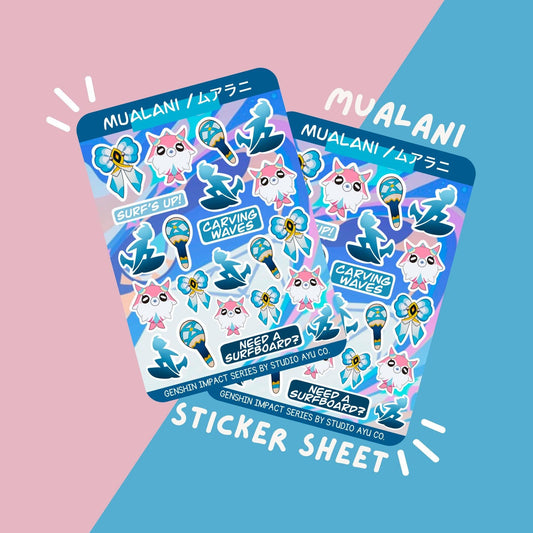 Mualani Waterproof Matte Sticker Sheet