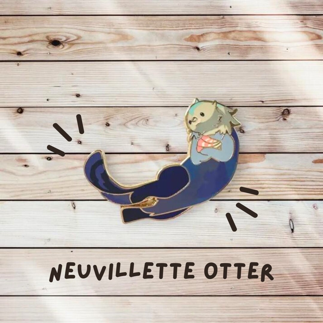 Neuvillette Otter Enamel Pin