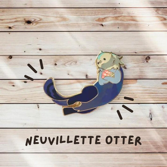 Neuvillette Otter Enamel Pin