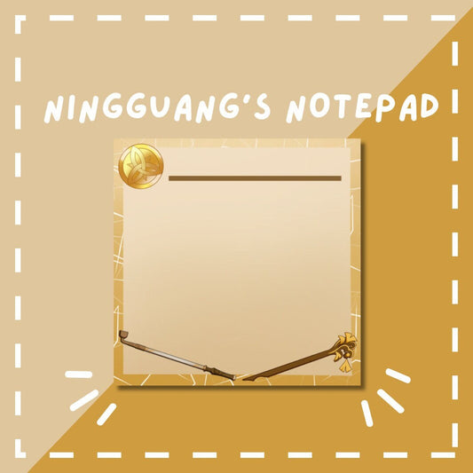 Ningguang Notepad