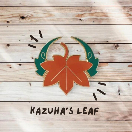 Kazuha Leaf Constellation Enamel Pin