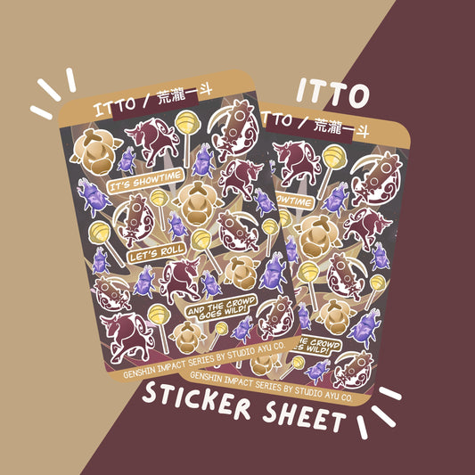 Itto Waterproof Matte Sticker Sheet
