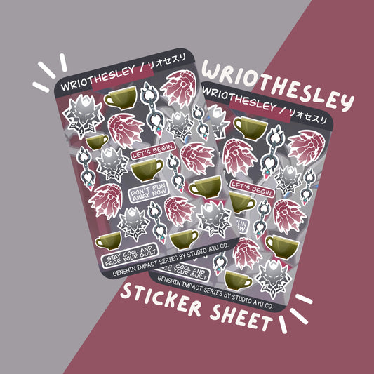 Wriothesley Waterproof Matte Sticker Sheet
