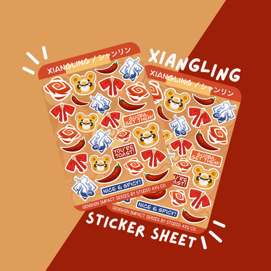 Xiangling Waterproof Matte Sticker Sheet