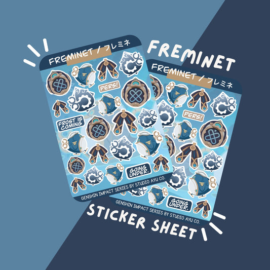 Freminet Waterproof Matte Sticker Sheet