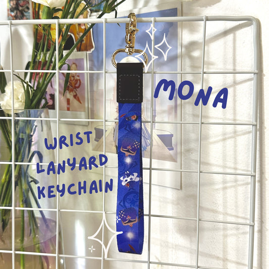 Mona Wrist Lanyard Keychain