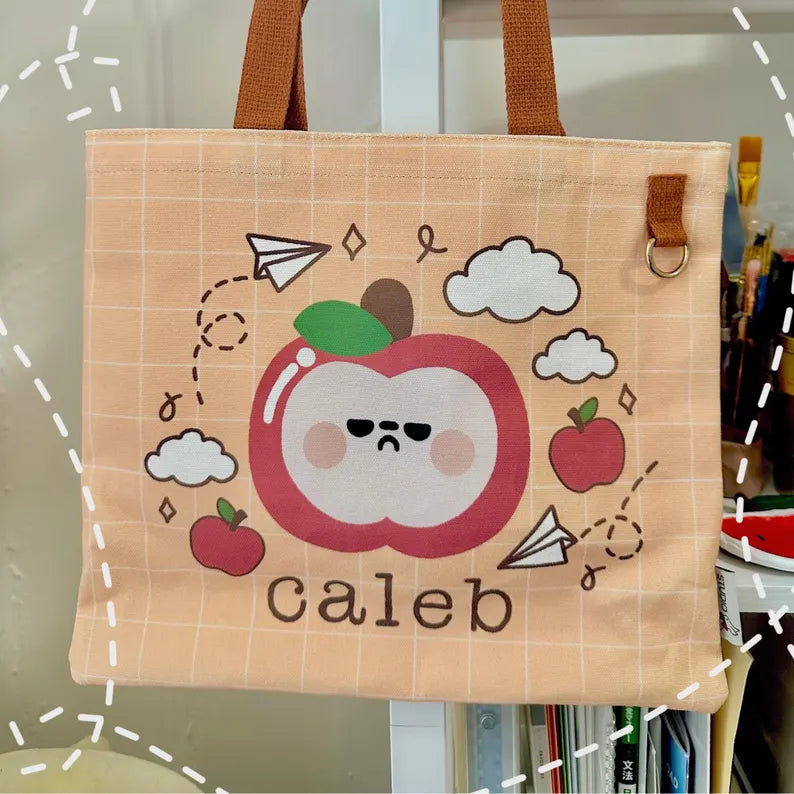 Caleb Mascot Tote Bag