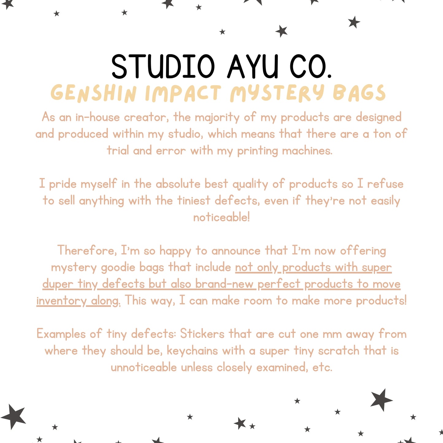 Genshin Impact Mystery Bags